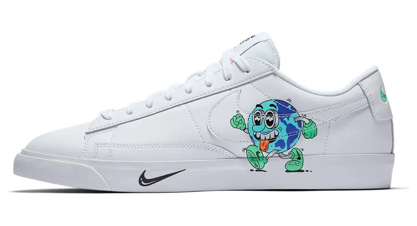 Nike Blazer Low Flyleather QS x Steven Harrington Earth Day (CI5546-100)
