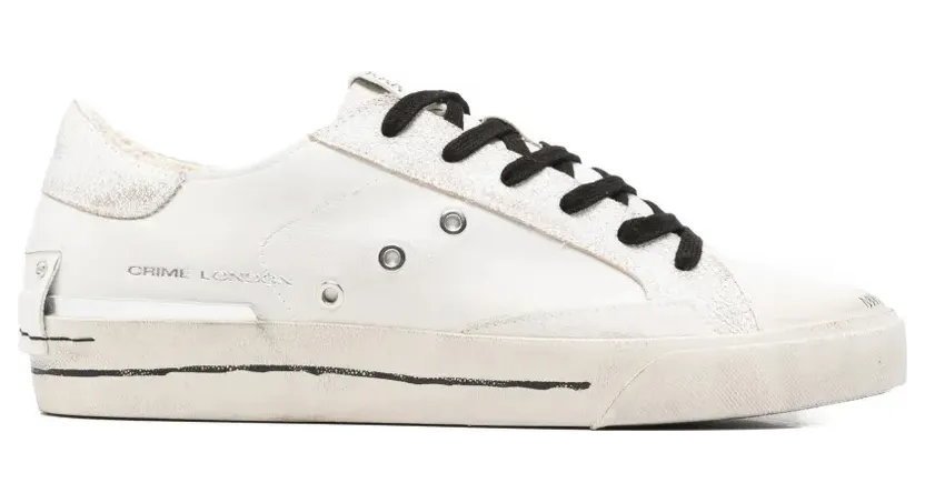 Crime London Recut Low leren – White (14130PP7)