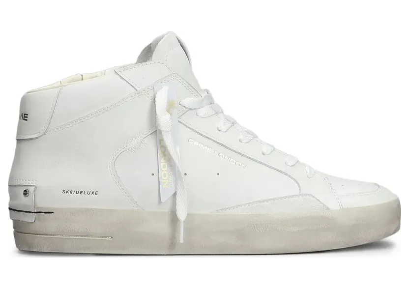 Crime London Sk8 Deluxe – White (17150PP6)