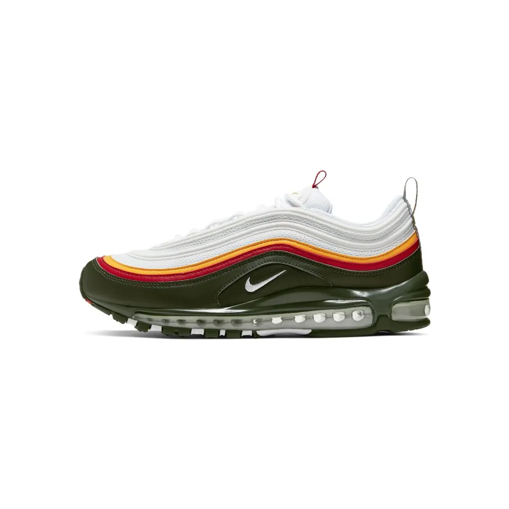 Nike Air Max 97 Ratatouille White/Dynamic Yellow-Evergreen (CK0224-100)