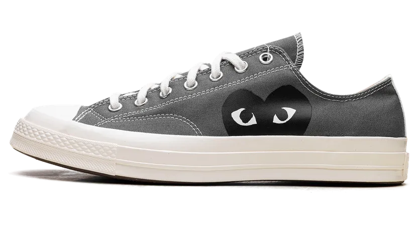 Converse Chuck Taylor All Star 70 Low “Comme des Garcons PLAY – Grey” (A08797C)