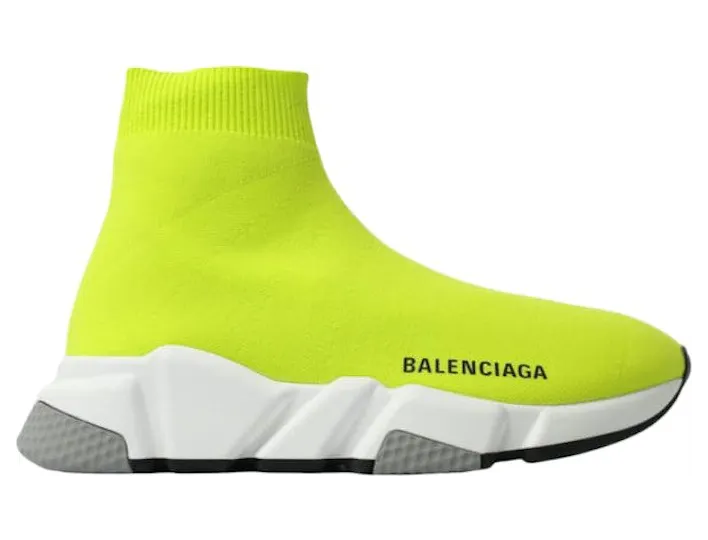 Balenciaga Speed Trainer Lime White Grey Black (587280W17217091)