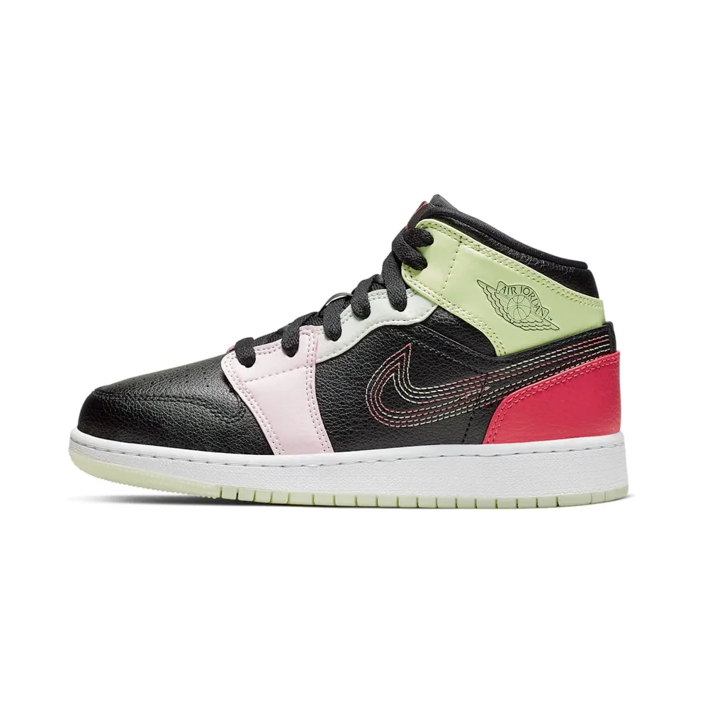 Jordan 1 Mid Glow-In-The-Dark (GS)