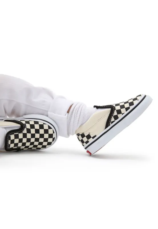 Vans Classic Slip-On Checkerboard (TD) Black/White (VN000EX8BWW)