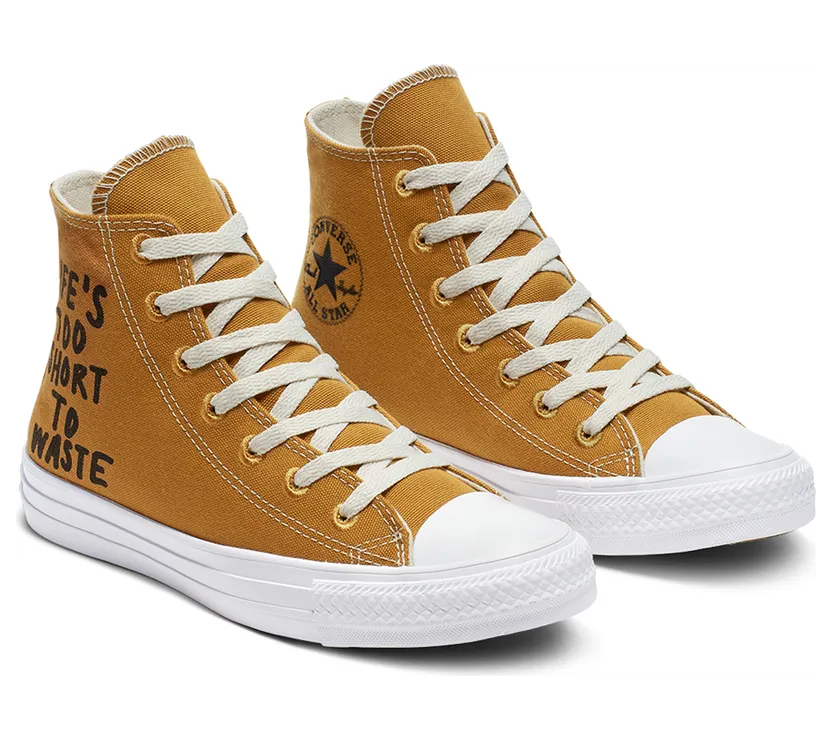 Converse Chuck Taylor All Star Hi Renew ‘Life’s Too Short To Waste’ Brown (164918C)