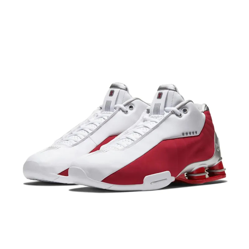 Nike Shox BB4 Varsity Red (2019) White/Metallic Silver-Varsity Red (AT7843-101)