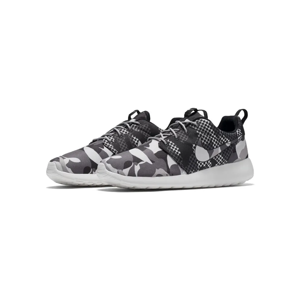 Nike Roshe One Print Camo White Black White/Black-Dark Grey-Wolf Grey (655206-100)