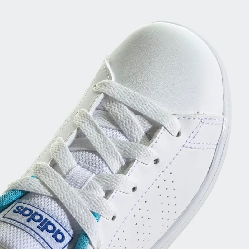 Adidas Advantage Lifestyle Court Lace Cloud White / Royal Blue / Bright Cyan (GW2000)