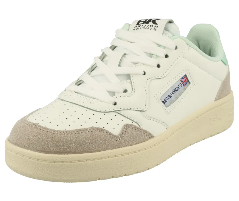 british knights sneaker Donkerbeige / Lichtgroen / Zwart / Wit (B51-3618-01)