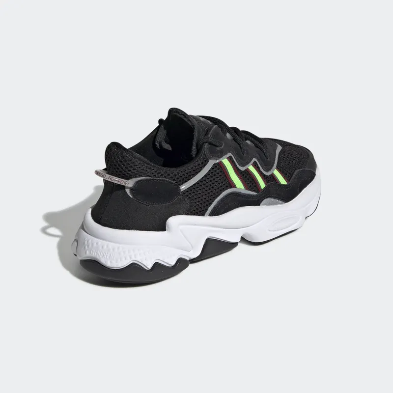 adidas Ozweego Core Black Solar Green (Youth) Core Black/Solar Green/Onix (EE7772)