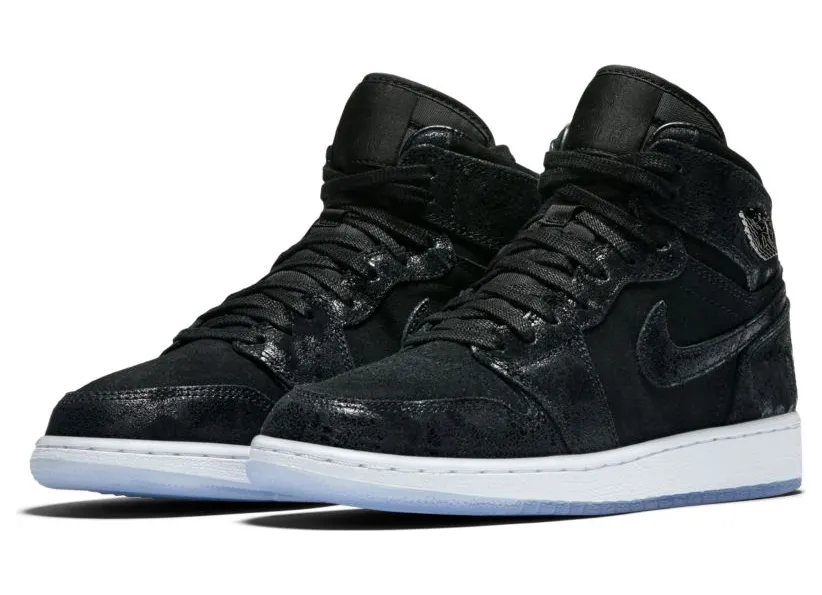 Air Jordan 1 Retro HI PREM GG Heiress – Black Suede (832596-001)