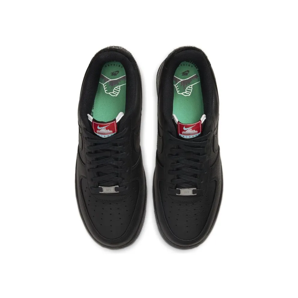 Nike Air Force 1 Low Chicago (2019) Black/Black (CT1520-001)