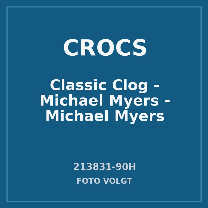 Crocs Classic Clog – Michael Myers – “Michael Myers” (213831-90H)