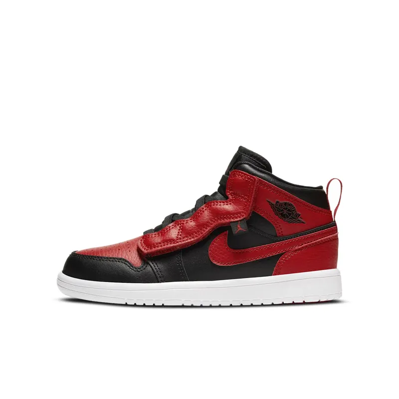 Jordan 1 Mid Alt Banned 2020 (PS) Black/University Red-Black-White (AR6351-074)