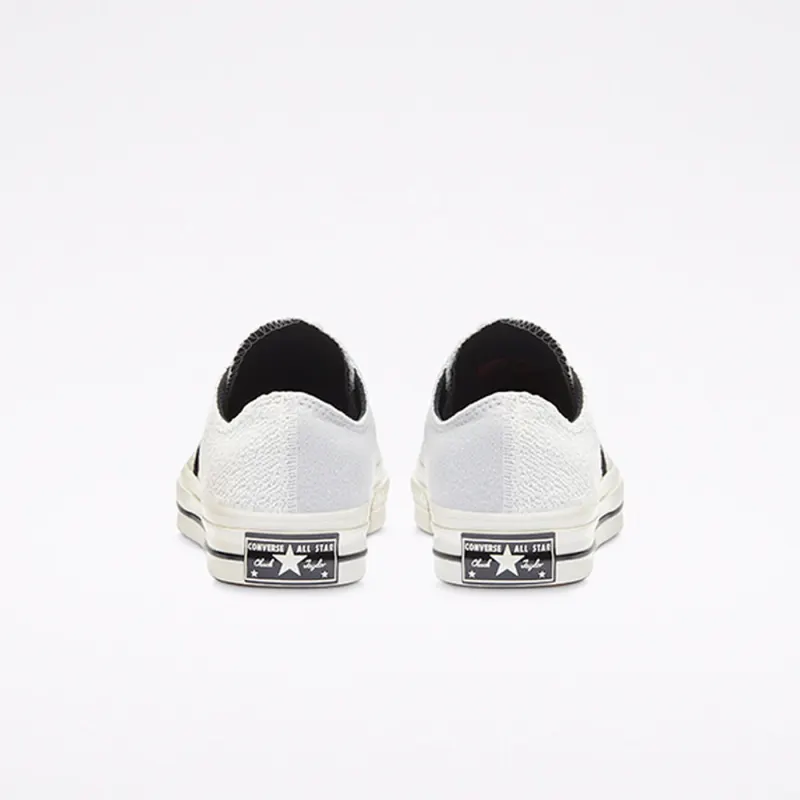 Converse Reverse Terry Star Player Low Top White/lunar Rock/black (168754C)