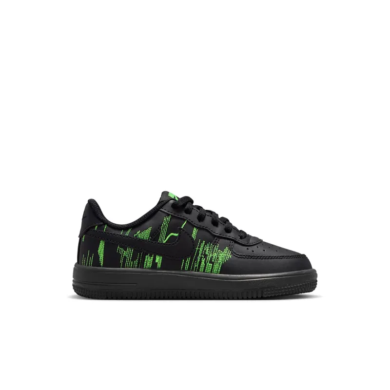 Nike Air Force One Low Black / Green Strike / Vivid Purple (IM7998-001)