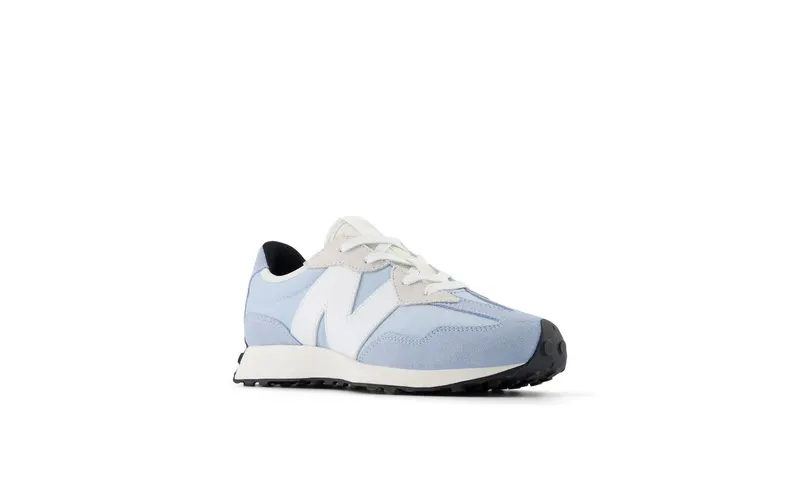 New Balance 327 Light Chrome Blue / White (GS327BS)
