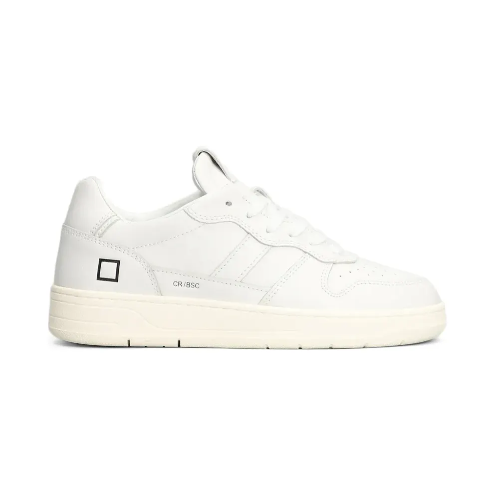 D.A.T.E. Court 2.0 Basic low-top with geperforeerde vlakken – White (M451C2BA)