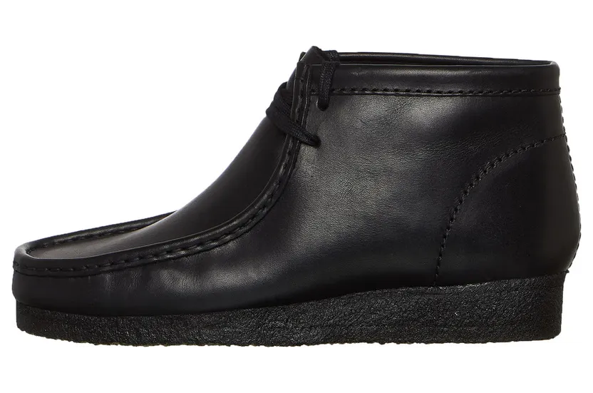 Clarks Originals Wallabee Boot Black Leather (261555127)