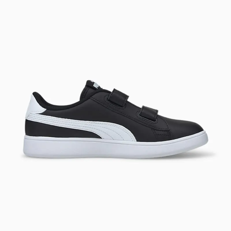 PUMA Smash V2 Kids’ Black/White (365173-03)