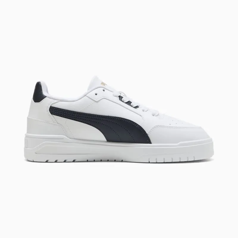 Puma Shuffle Downtown PUMA White-New Navy-PUMA Gold (402596-04)