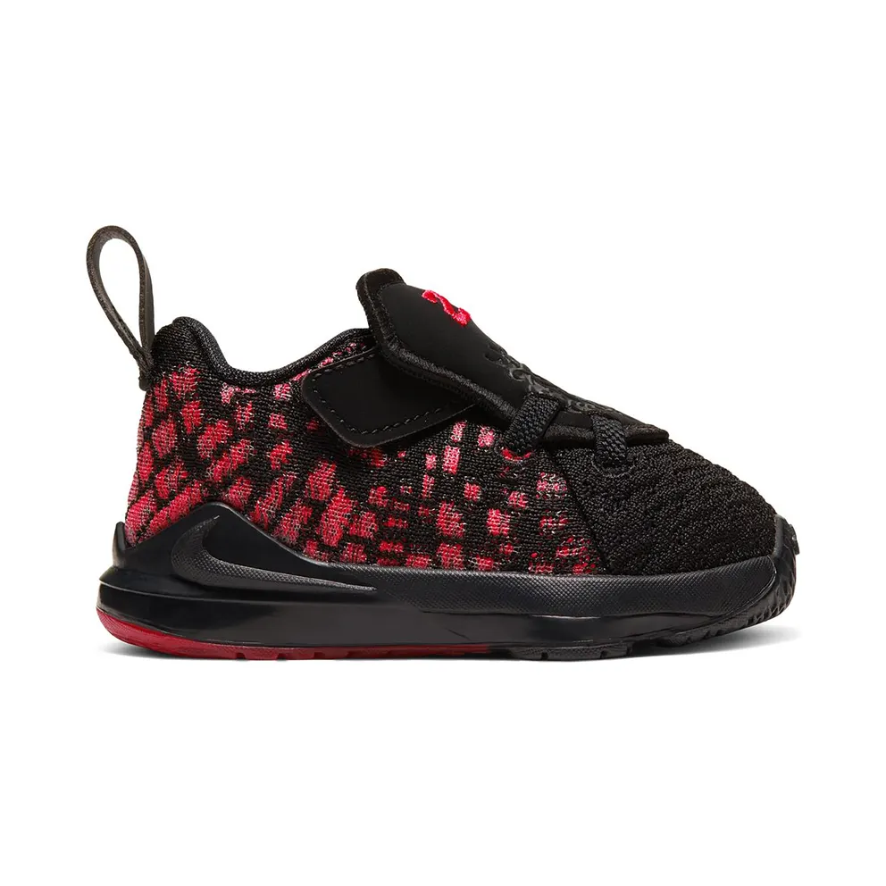 Nike LeBron 17 Infrared (TD) Black/White-University Red (BQ5596-006)