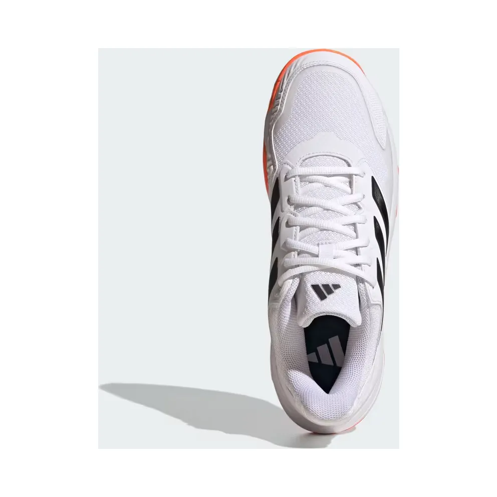 adidas Courtjam Control 3 White Black Lucid Orange (KJ3699)