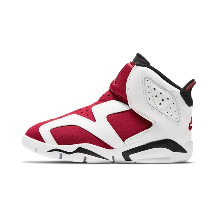 Air Jordan 6 Retro Little Flex PS “White / Carmine / Black” (CT4416-106)