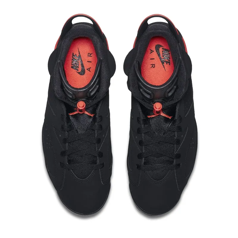 Air Jordan Nike AJ VI 6 OG ‘Infrared’ Black (NIKE AIR) (2019) (384664-060)