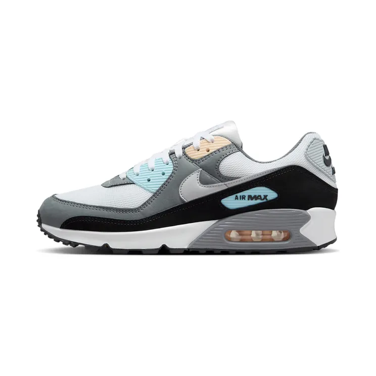 Nike Air Max 90 “Cool Grey / Black / Washed Coral / Pure Platinum” (IB7674-001)