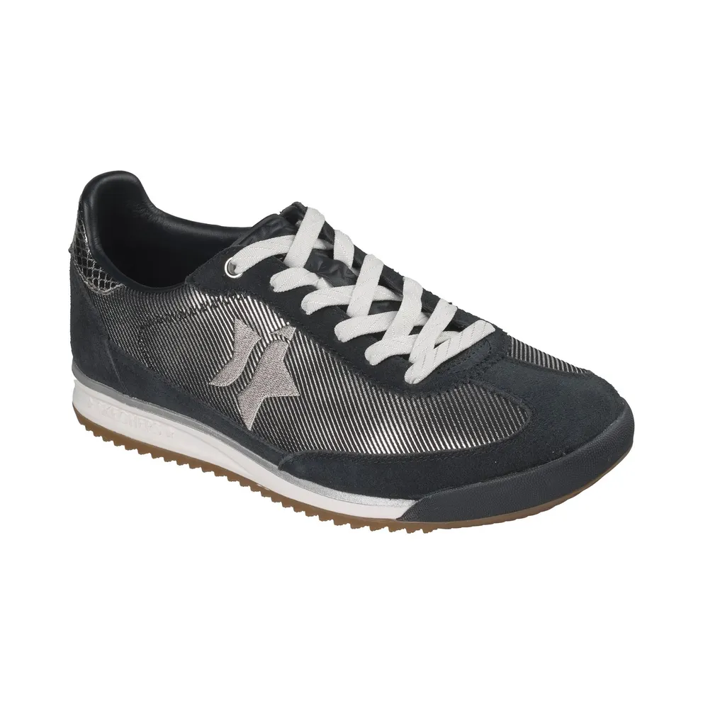 Skechers SKX 92 – Perfectly Shimmered Sneaker Black/Silver