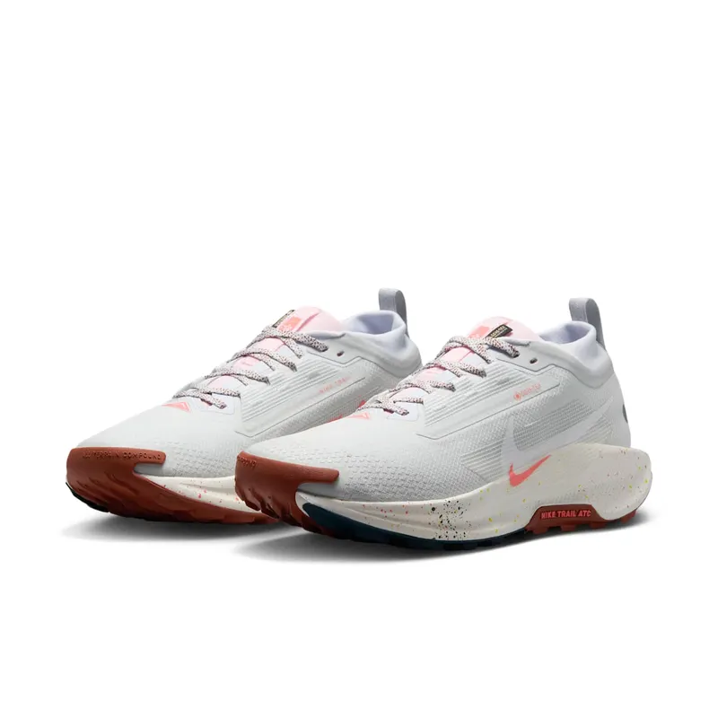 Nike React Pegasus Trail 5 Gore-Tex Pure Platinum Football Grey Pink Foam White (FQ0908-009)
