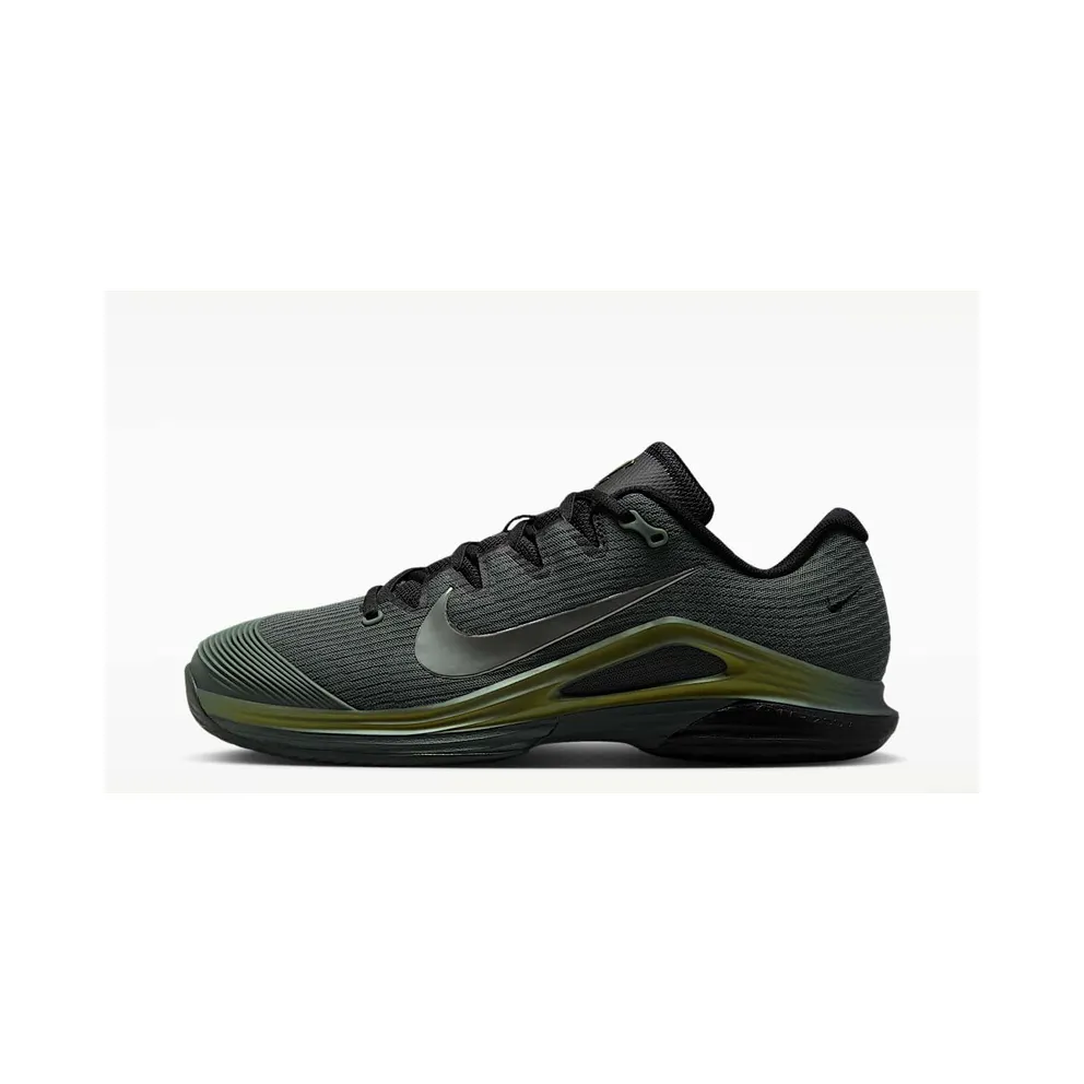 Nike Vapor 12 Hard Court “Camo Green / Metallic Gold / Black / Pure Platinum” (IM3793-300)