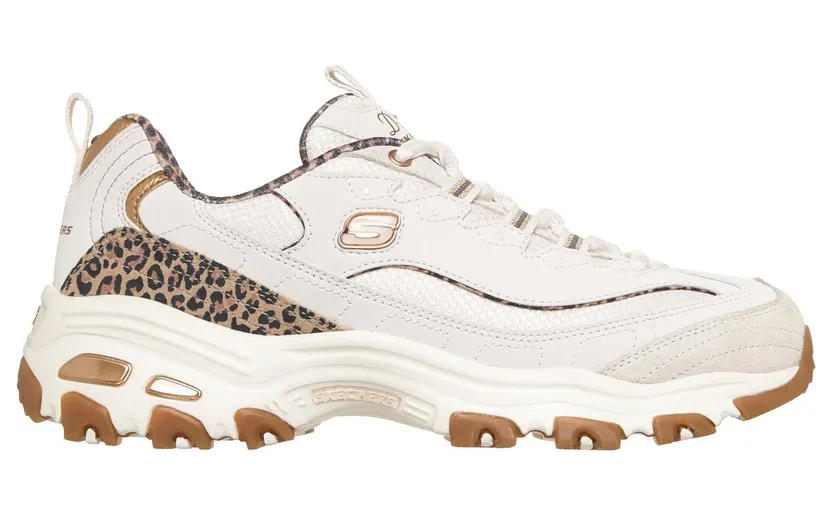 Skechers D’Lites – Wild Charm Sneaker Wit