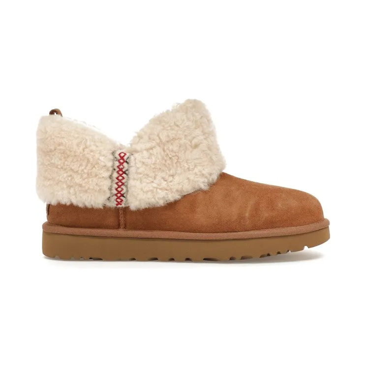 UGG Classic Ultra Mini Boot Heritage Braid Chestnut (1151750-CHE)