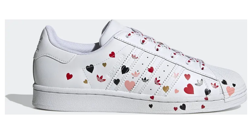 Adidas Superstar ‘Valentine’s Day’ Cloud White/Core Black/Glory Pink (FV3289)