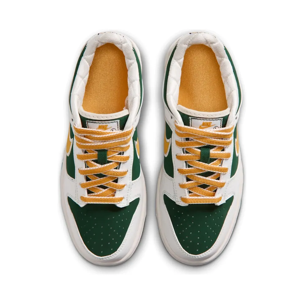 Nike Dunk Low LV8 GS “Sail / Fir / University Red / University Gold” (IV5971-100)