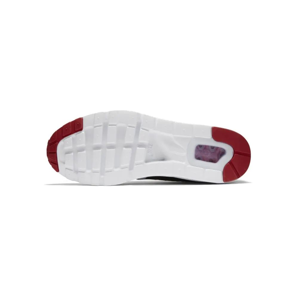 Nike Air Max 1 Ultra Pure Platinum Black Gym Red Pure Platinum/Black-White-Gym Red (819476-005)