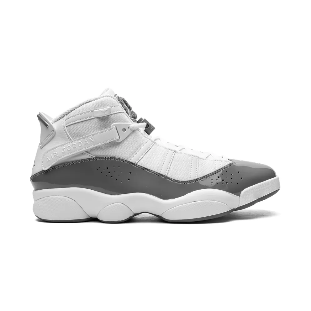 Jordan 6 rings “White / Cool Grey” (322992-121)