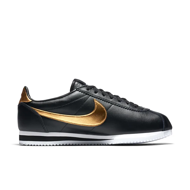 Nike Classic Cortez Black Metallic Gold Black/Metallic Gold-White (902801-002)