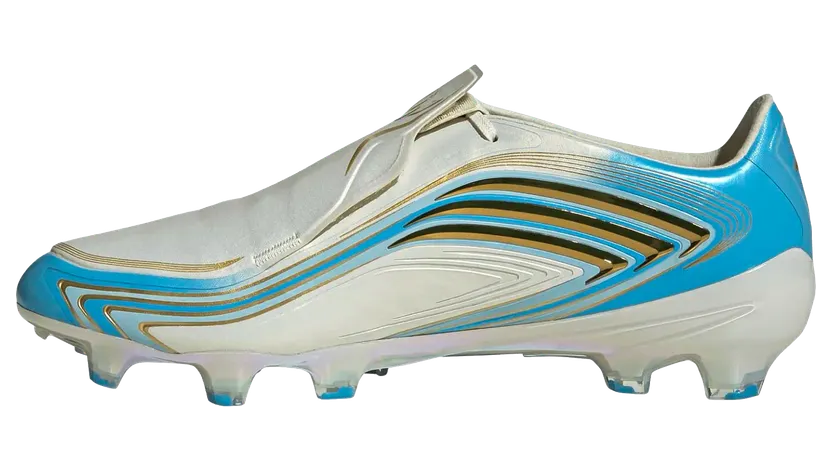 Adidas F50 Elite Messi FG “Ivory Blue Burst” (IH1892)