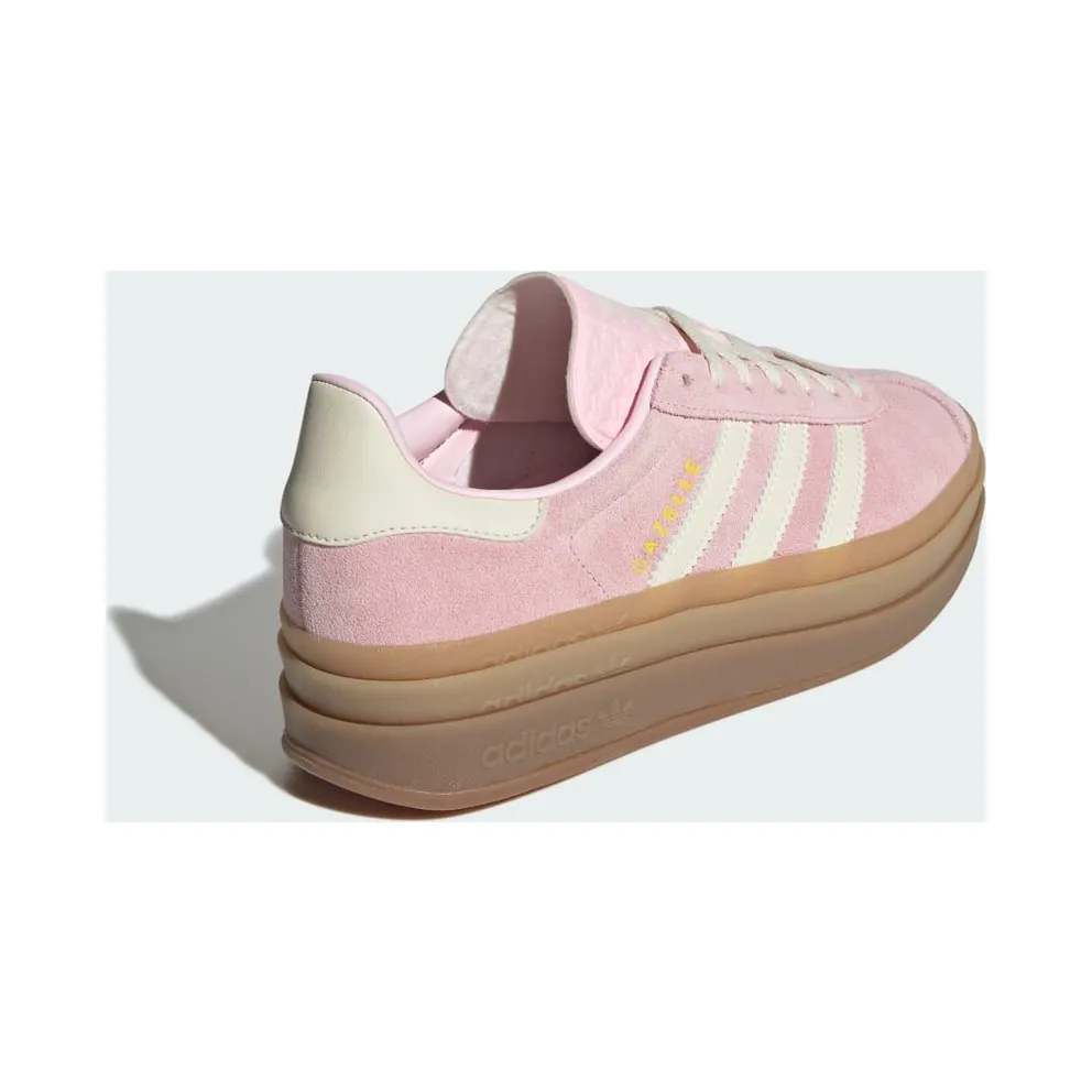 Adidas Gazelle Bold Clear Pink / Cream White / Gold Metallic (JQ7777)