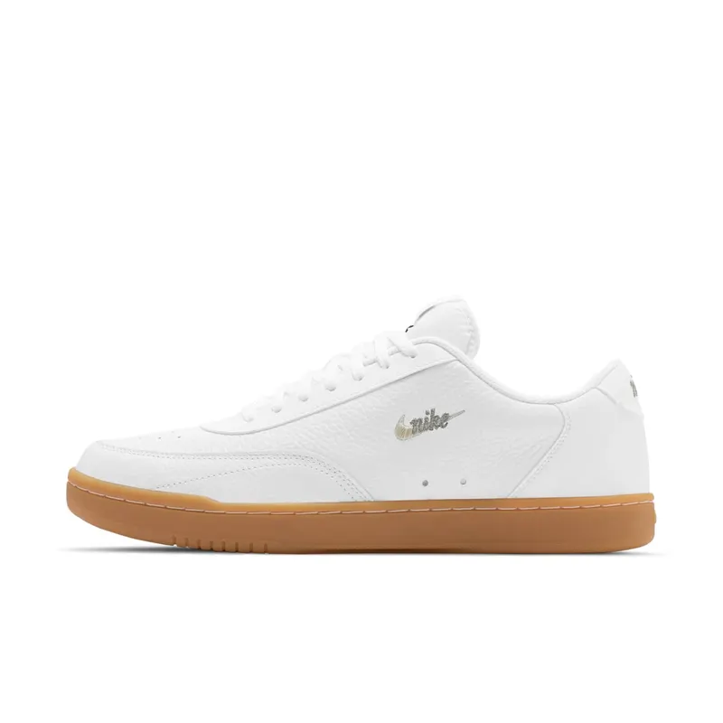 Nike Court Vintage Premium “White / Enigma Stone / Gum Light Brown / Fossil” (CT1726-101)
