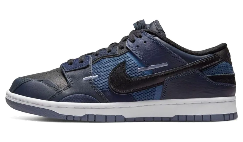 Nike Dunk Low Scrap Navy (DH7450-400)