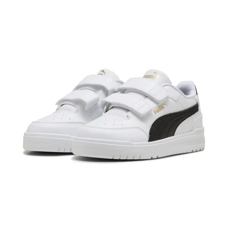Puma Shuffle Downtown “Puma White / Puma Black / Puma Gold” (403740_02)