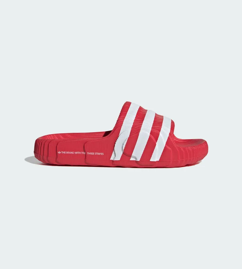 adidas Adilette 22 Slides Better Scarlet Cloud White (IG9259)
