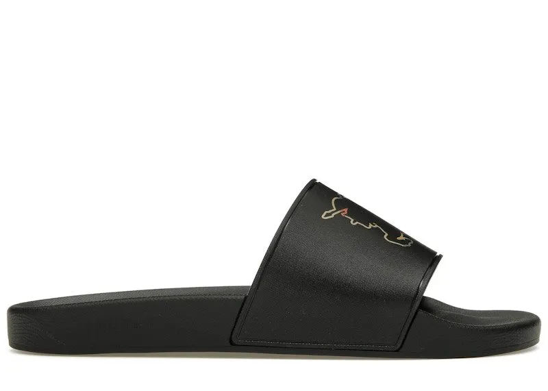 Burberry Check EKD Motif Slide Black (80718491)