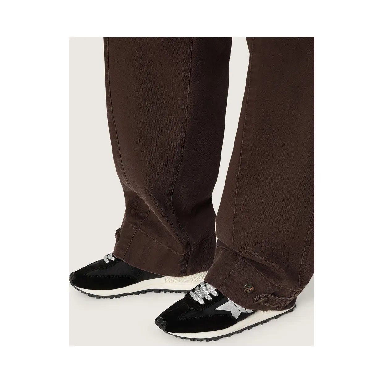 Golden Goose Women’S Marathon With Black Ripstop Nylon Upper And Silver Star (GWF00684.F005675.90179) (3)