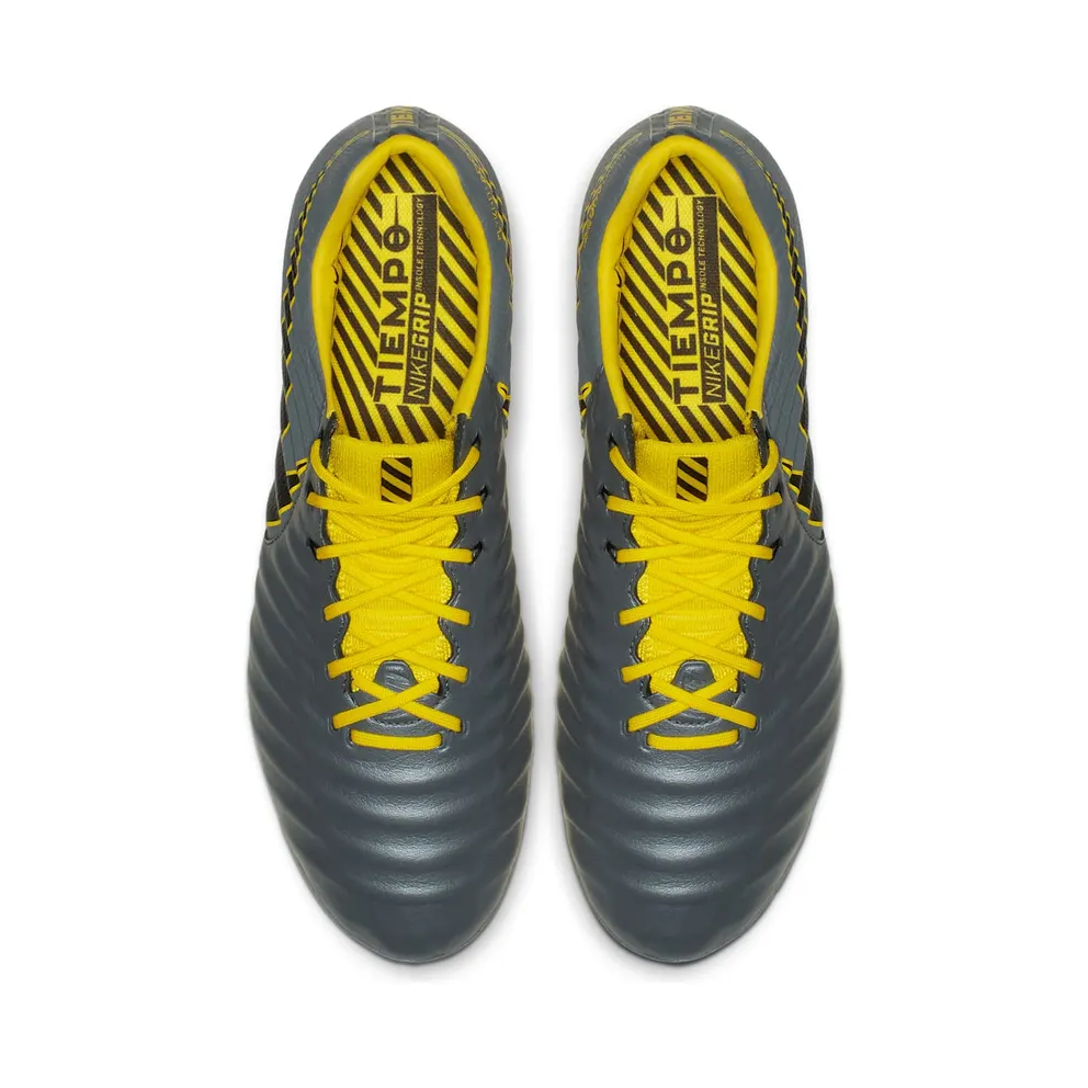 Nike Tiempo Legend 7 Elite FG “Dark Grey Opti Yellow” (AH7238-070)