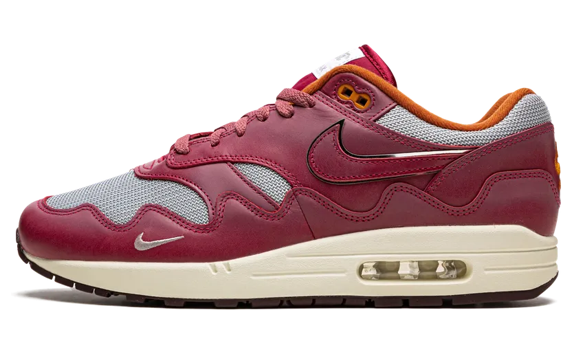 Nike x Patta Air Max 1 Waves Rush Maroon (DO9549-001)